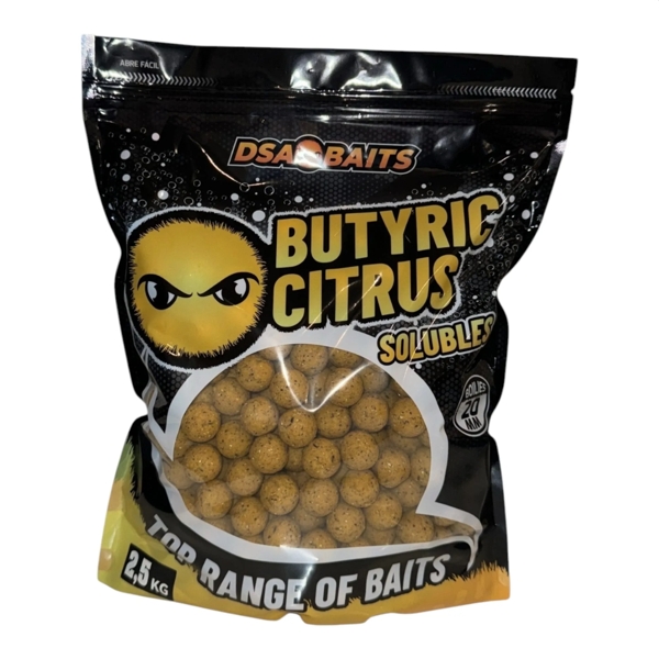 DSA Baits Boilies Soluble Butyric Citrus 2.5kg
