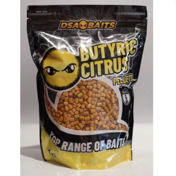 DSA BAITS PELLETS BUTYRIC CITRUS DSA Baits Pellets Butyric Citrus