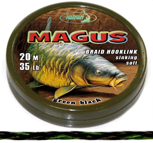 Katran Fishing Line Braided hook links MAGUS 35lb 20m