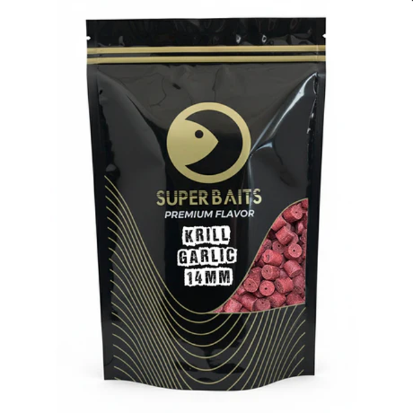 SuperBaits Premium Flavor Pellet Krill Garlic