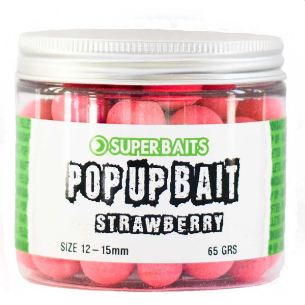 Superbaits Pop-up Strawberry 12/15mm