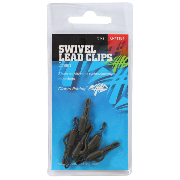 GIANTS SWIVEL LEAD CLIPS 1 Giants Fishing Swivel Lead Clips