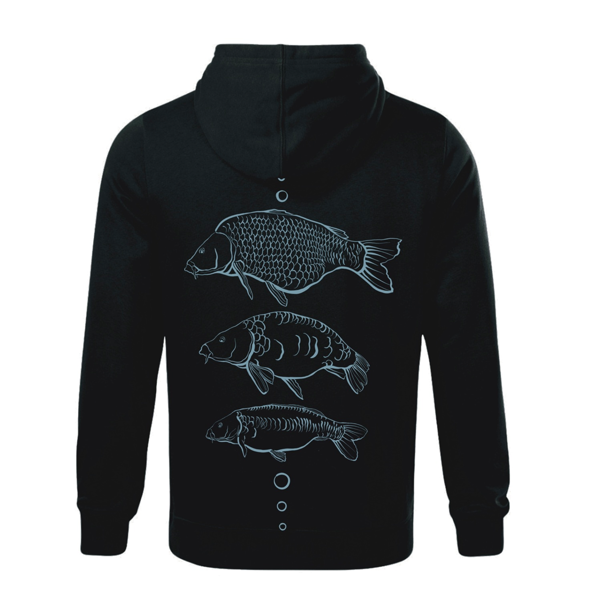 Giants Fishing Sudadera Negra Three Carps