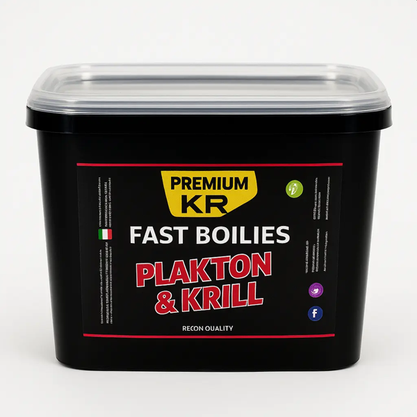 Krom Quality Plakton Krill Boilie Soluble 20mm 5kg